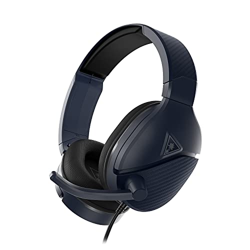 Turtle Beach Recon 200 Gen 2 Mitternachtsblau Gaming-Kopfhörer mit Verstärker - PS5, PS4, Xbox Series X|S, Xbox One, Nintendo Switch und PC von Turtle Beach