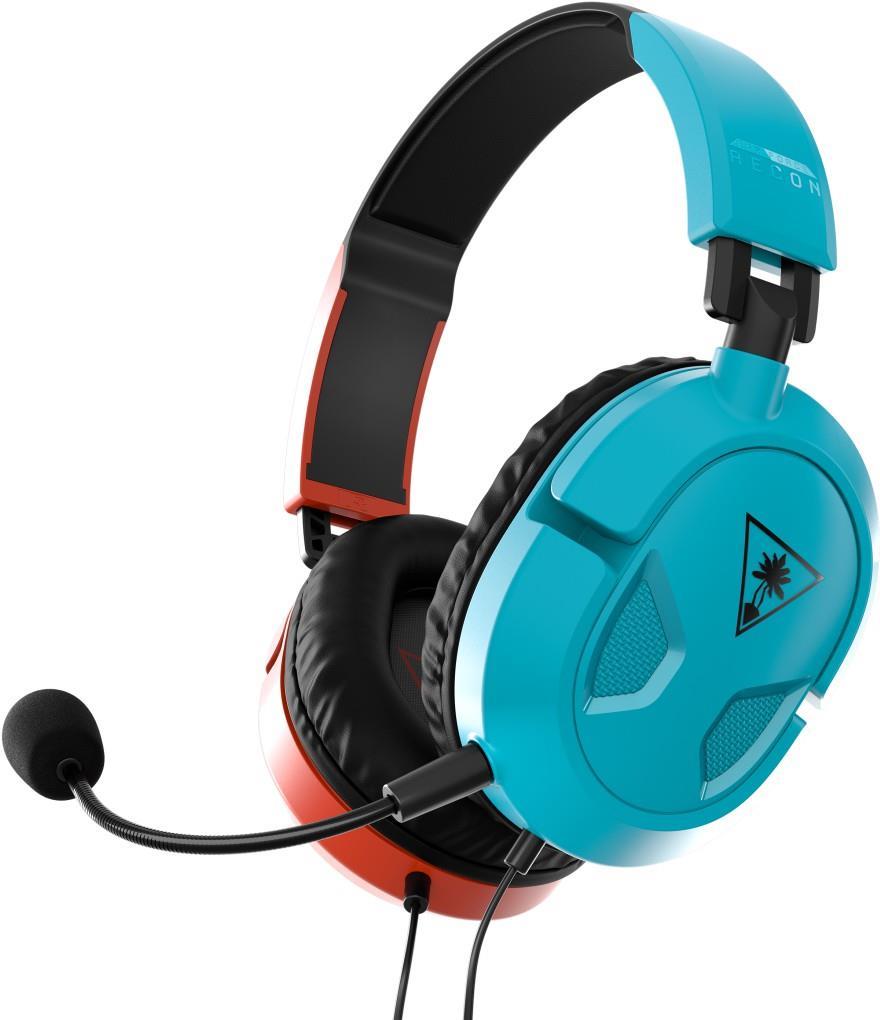Turtle Beach Recon 50 Kopfhörer Kabelgebunden Kopfband Gaming Blau - Rot (TBS-8150-05) von Turtle Beach