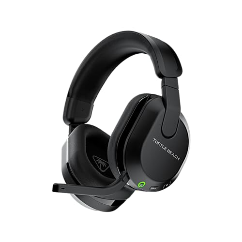 Turtle Beach Stealth 600 Schwarz PC Kabelloses Gaming Headset w/ 80hr Stunden, 50mm Lautsprecher & Bluetooth für PC, PS5, PS4, Nintendo Switch and Mobile von Turtle Beach