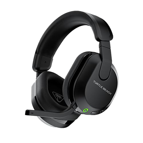 Turtle Beach Stealth 600 Schwarz Playstation Kabelloses Gaming Headset w/ 80hr Stunden, 50mm Lautsprecher und Bluetooth für PS5, PS4, PC and Mobile von Turtle Beach