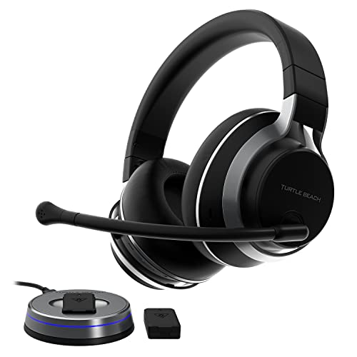 Turtle Beach Stealth Pro Multiplattform Kabelloses Bluetooth Gaming Headset mit Geräuschunterdrückung für PS5, PS4, PC, Switch & Mobilgeräte von Turtle Beach