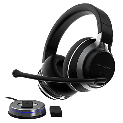 Turtle Beach Stealth Pro Multiplattform Kabelloses Bluetooth Gaming Headset mit Geräuschunterdrückung für PS5, PS4, PC, Mobilgeräte von Turtle Beach