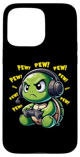 Hülle für iPhone 15 Pro Max Turtle Gamer Pew Lustige Videospiele Vintage Jungen Männer Mädchen Hülle für iPhone 15 Pro Max Turtle Gamer Pew Lustige Videospiele Vintage Jungen Männer Mädchen von Turtle Lovers byAxisone