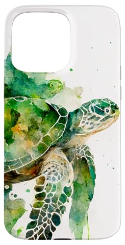 Hülle für iPhone 15 Pro Max Schildkröte Aquarell Kunstwerk Hülle für iPhone 15 Pro Max Schildkröte Aquarell Kunstwerk von Turtle Merch