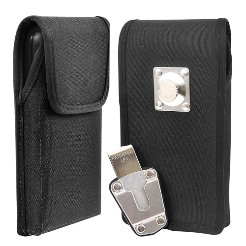 Turtleback Premium Nylon Phone Holster für Samsung Galaxy S24, S23 Ultra, S22, S21 und S20 Ultra - Schwarze Handy-Gürtelhalterung passt Slim Cases - Handy Holster mit exklusivem Metall-Gürtelclip Turtleback Premium Nylon Phone Holster für Samsung Galaxy S24, S23 Ultra, S22, S21 und S20 Ultra - Schwarze Handy-Gürtelhalterung passt Slim Cases - Handy Holster mit exklusivem Metall-Gürtelclip von TurtleBack