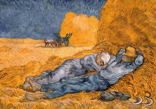 Kunstkarte Vincent van Gogh - The Siesta von Tushita