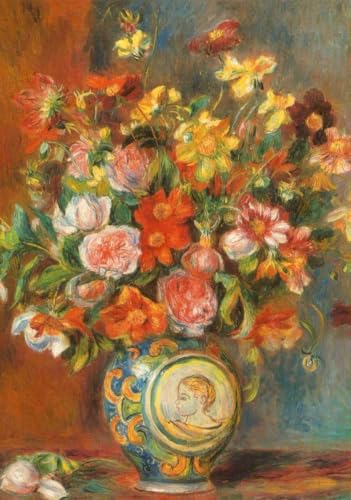 Tushita Kunst Postkarte Auguste Renoir - Blumenstrauß von Tushita