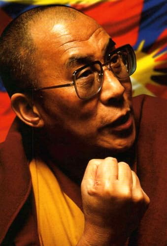Tushita Postkarte spirituell Bild Faust: Dalai Lama von Tushita