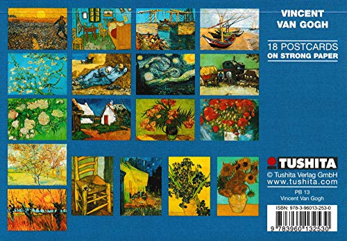 Tushita Postkartenbuch Vincent van Gogh mit 18 hochwertigen Motiven von Tushita