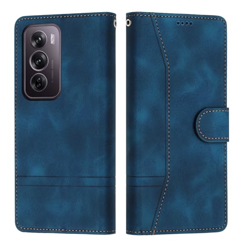 Tussvie Handyhülle für Oppo Reno 12 Pro 5G Hülle, Leder für Oppo Reno 12 Pro 5G Hülle Klappbar Leder Flip Case Standfunktion Magnet Kartenfach Schutzhülle Klapphülle für Oppo Reno 12 Pro 5G (Blau) Tussvie Handyhülle für Oppo Reno 12 Pro 5G Hülle, Leder für Oppo Reno 12 Pro 5G Hülle Klappbar Leder Flip Case Standfunktion Magnet Kartenfach Schutzhülle Klapphülle für Oppo Reno 12 Pro 5G (Blau) von Tussvie
