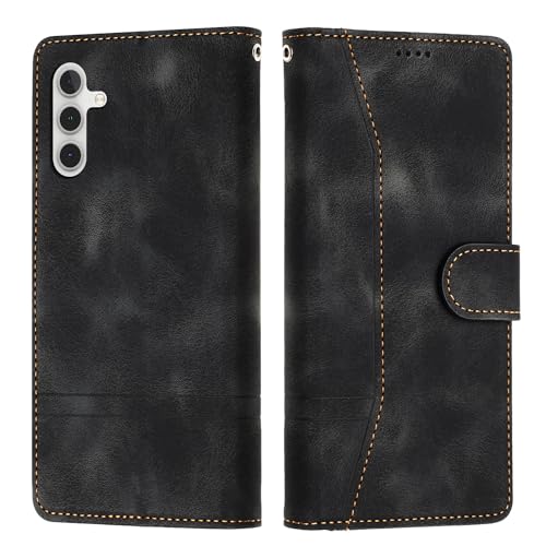 Tussvie Handyhülle für Samsung Galaxy A25 5G Hülle, Leder für Samsung A25 Hülle Klappbar Leder Flip Case Standfunktion Magnet Kartenfach Schutzhülle Klapphülle für Samsung Galaxy A25 5G (Schwarz) Tussvie Handyhülle für Samsung Galaxy A25 5G Hülle, Leder für Samsung A25 Hülle Klappbar Leder Flip Case Standfunktion Magnet Kartenfach Schutzhülle Klapphülle für Samsung Galaxy A25 5G (Schwarz) von Tussvie