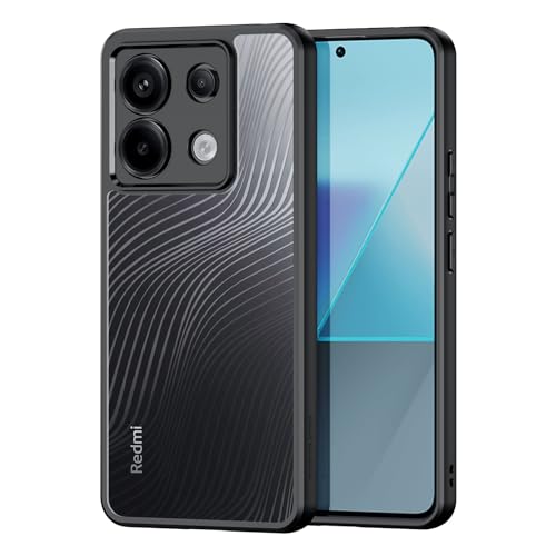 Tussvie Hülle für Xiaomi Redmi Note 13 Pro 5G/Poco X6 5G - Dünne, Stoßfeste Schutzhülle mit Anti-Fingerabdruck und Anti-Yellowing - Schwarz von Tussvie