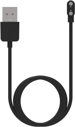 Tustao 2 Stück, schwarz, kompatibel mit Da Fit Smartwatch-Ladegerät, Kabel, Ersatz-USB-Ladekabel, 90 cm, sehr passend, Pro für Smartwatch, Da Fit App-Kabel und Ladegeräte, Zubehör, magnetisch, Schwarz Tustao 2 Stück, schwarz, kompatibel mit Da Fit Smartwatch-Ladegerät, Kabel, Ersatz-USB-Ladekabel, 90 cm, sehr passend, Pro für Smartwatch, Da Fit App-Kabel und Ladegeräte, Zubehör, magnetisch, Schwarz von Tustao
