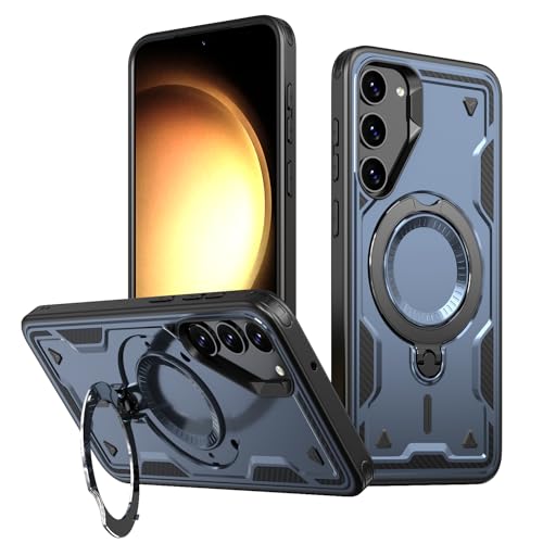 Tuvror für Samsung Galaxy S23 Hülle, 360° Drehbarer Ständer, Stoßfeste, sturzsicher Handyhülle, Militärnorm Schutz Galaxy S23 Case. Blau Tuvror für Samsung Galaxy S23 Hülle, 360° Drehbarer Ständer, Stoßfeste, sturzsicher Handyhülle, Militärnorm Schutz Galaxy S23 Case. Blau von Tuvror