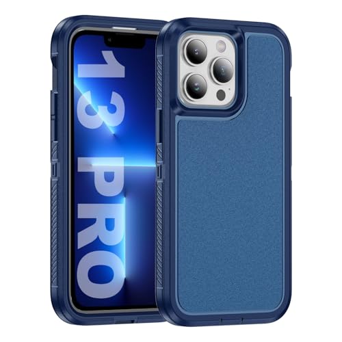Tuvror für iPhone 13 Pro Hülle, Stoßfest Staubdicht, Militärnorm Schutz, Dual Guard Case für iPhone 13 Pro (6.1 Zoll), Blau von Tuvror