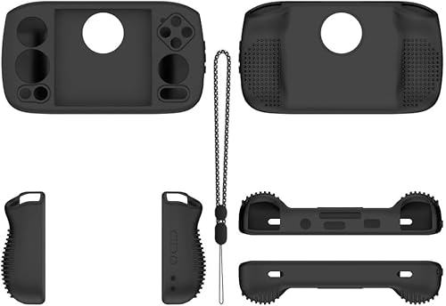 Silikon Schutzhülle für Anbernic RG Cube Android Gaming Konsole - Anti-Shock & Drop Proof 360° Rundumschutz Wasserabweisend Schweißfest für Sport & Alltag (Schwarz) von Tuvzylory