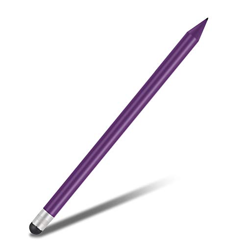 Stylus Touch Pen, Hochempfindlicher Doppelklick-Stylus-Stift für die Meisten Tablets mit Kapazitivem Bildschirm für Smartphones (Purple) von Tuwei