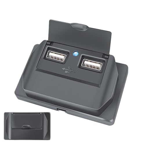 Tuxxjzm Wohnmobil-USB-Steckdose, 12 V, Wandhalterung, USB-Ladeanschluss - 3,1 A kleine USB-Steckdose, Wohnmobil-Anschlüsse | Auto-USB-Steckdosen-Ladegerät, USB-Steckdosen-Adapter-Ersatz, von Tuxxjzm