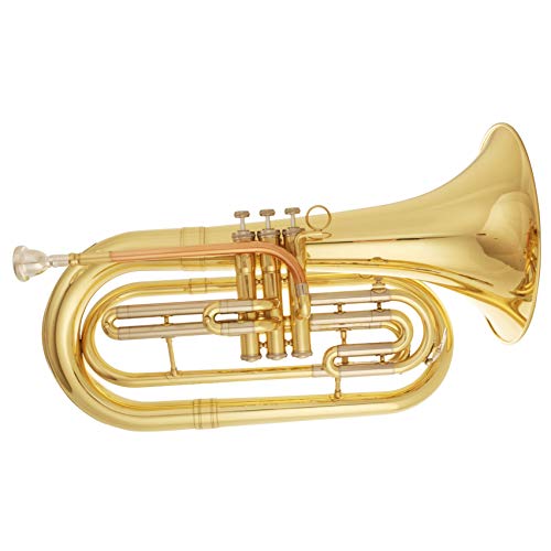 Tuyama® TMB-177 Marching Bariton/Basstrompete in B (Messing, enge Bohrung) von Tuyama