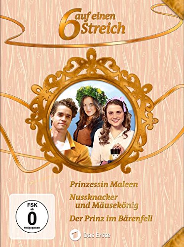 6 auf einen Streich - Märchen-Box Vol. 13: Prinzessin Maleen/Nussknacker und Mäusekönig/Prinz im Bärenfell [3 DVDs] von Tv Series