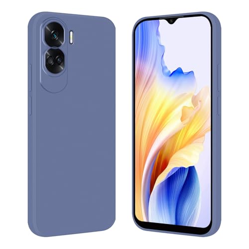 Tveinan Silikon Hülle für Honor 90 Lite 5G (Non per Honor 90) Handyhülle, Flexible Weich TPU Case Ultra Dünn Slim Cover Süß Süßigkeit Hülle Stoßfeste Schutzhülle für Honor 90 Lite 5G, Blau von Tveinan