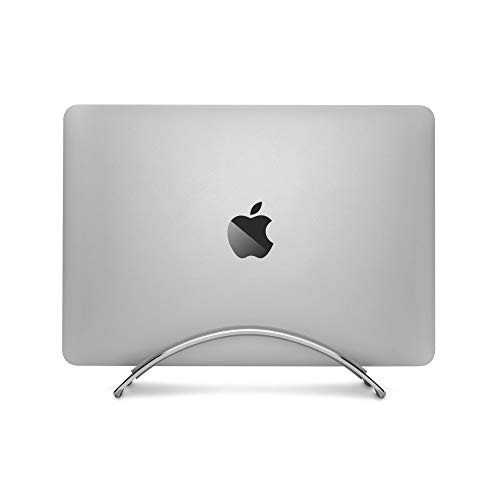 Twelve South BookArc für MacBook | Platzsparender vertikaler Laptopständer für Apple Notebooks (Silber) von Twelve South