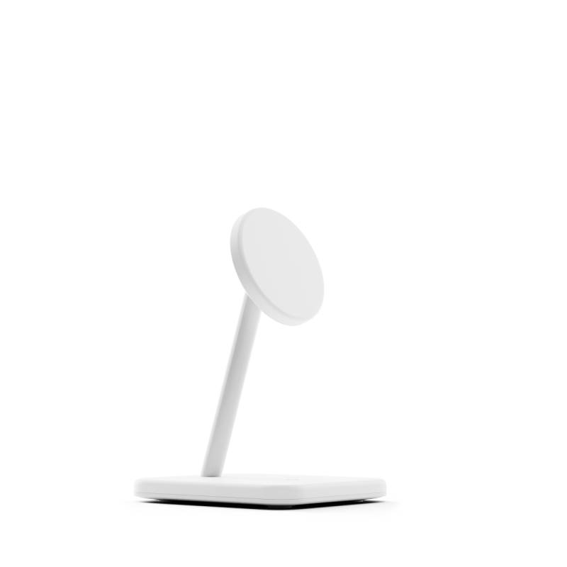 Twelve South HiRise 2 Deluxe 2-in-1 Charging Stand White Qi2-Ladehalterung zum kabellosen Aufladen, Verstellbarer Neigungswinkel, Aluminium-Ständer mi von Twelve South
