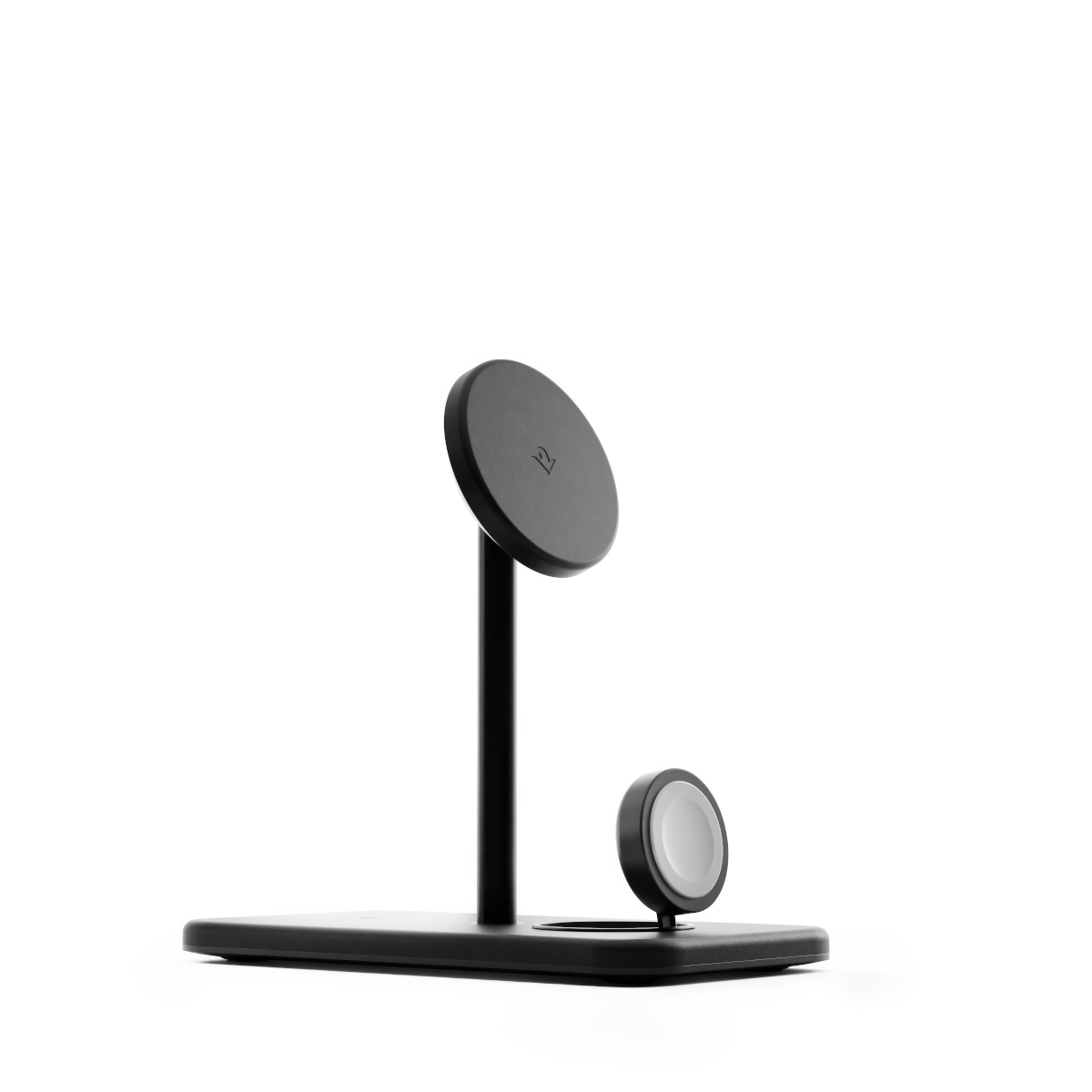 Twelve South HiRise 3 Deluxe 3-in-1 Wireless Charging Stand Aluminiumständer mit weichem veganem Leder, Inklusive Apple-Watch-Schnellladeadapter, Lade Twelve South HiRise 3 Deluxe 3-in-1 Wireless Charging Stand Aluminiumständer mit weichem veganem Leder, Inklusive Apple-Watch-Schnellladeadapter, Lade von Twelve South