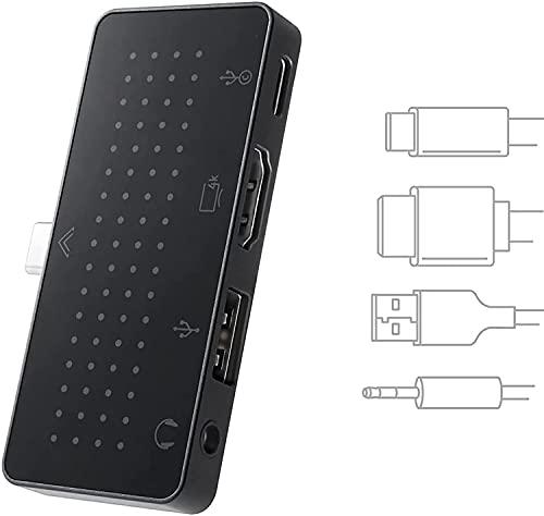 Twelve South StayGo Mini Ultra Slim USB-C Hub für Type C Tablets, Laptops und iPad Pro, Leichter Datenhub Adapter für Zuhause, Büro & Reisen, Schwarz von Twelve South