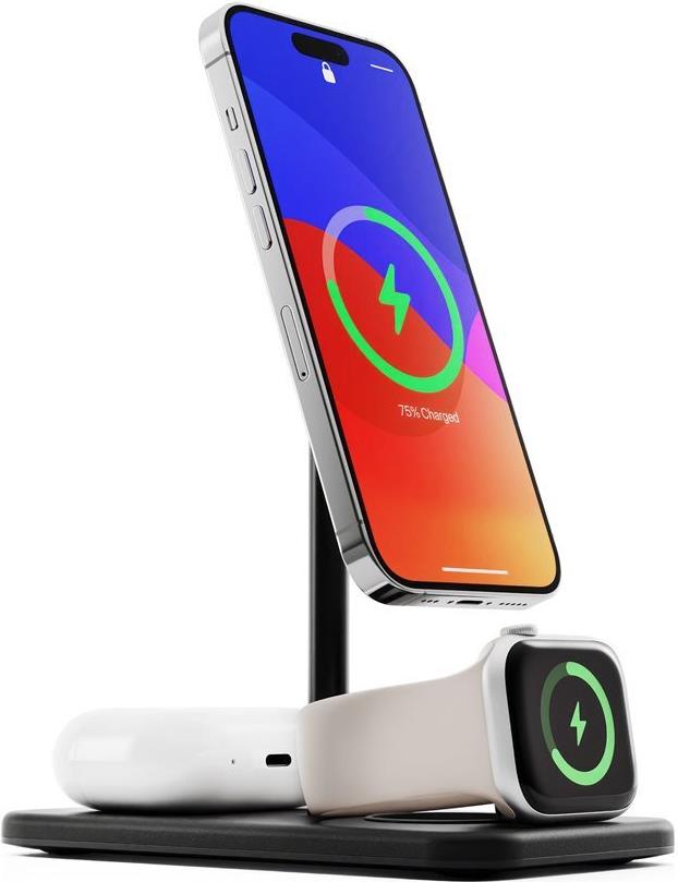 Twelve South HiRise 3 Deluxe induktive Ladestation Bis zu 3 Geräte gleichzeitig laden mit (TS-2303) von TwelveSouth