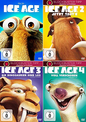 Ice Age 1 - 4 Collection (4er DVD-Set) Keine Box von Twentieth Century Fox