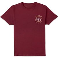 Twin Peaks Double R Menu Unisex T-Shirt - Burgundy - XXL von Twin Peaks