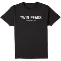 Twin Peaks Welcome Unisex T-Shirt - Black - 5XL von Twin Peaks