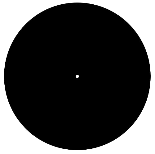 Twist4 Slipmats Plattentellerauflage aus Filz für LP Vinyl Schallplatten - twist4® (schwarz, 1 Stück) von Twist4
