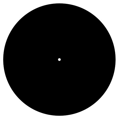 Twist4 Slipmats Plattentellerauflage aus Filz für LP Vinyl Schallplatten - twist4® (schwarz, 2 Stück) von Twist4