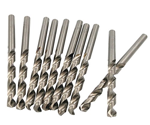TWISTDRILL HSS Metallbohrer 2,5mm - 10 Stück | DIN 338 Typ N| Geschliffen| Bohrer Set| Stahlbohrer| Aluminiumbohrer| Messingbohrer von Twistdrill