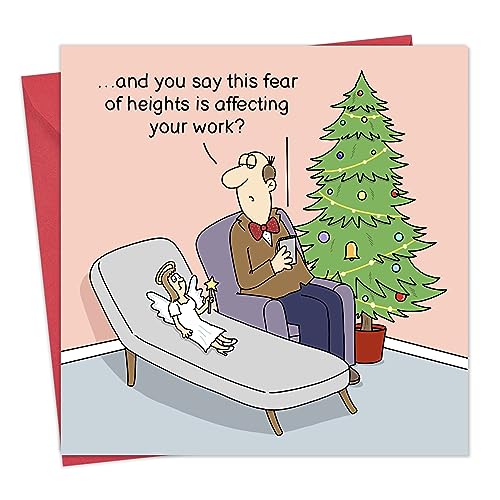 Twizler Lustige Weihnachtskarte für Feentherapie – Frohe Weihnachten – Humor Xmas – Herren Weihnachten für Ihn, männlichen Ehemann, Sohn, Papa – Damen Weihnachten für sie, weibliche Frau, Tochter, von Twizler