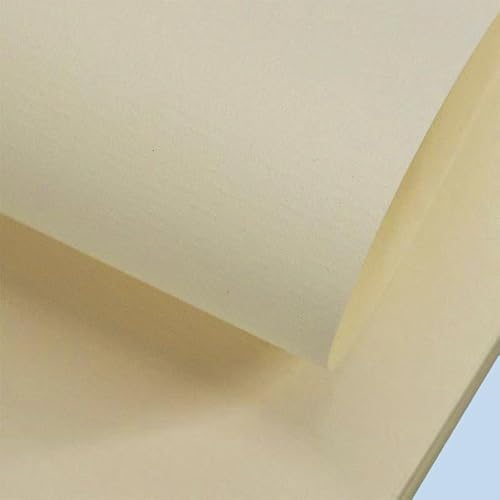 100 g/m² hellgelbes Papier mit exquisitem Geschäftspapier für Urkunden, Briefe und Visitenkarten (100 Blatt) von Twlead