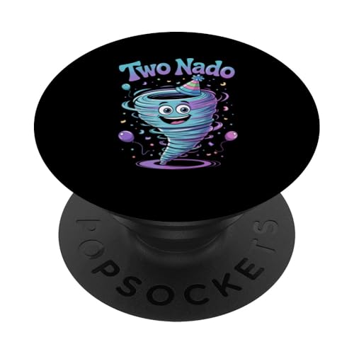 Zwei Nado Geburtstag 2. Geburtstag Zwei Nado PopSockets Klebender PopGrip Zwei Nado Geburtstag 2. Geburtstag Zwei Nado PopSockets Klebender PopGrip von Two Nado Gifts for Boys and Girls