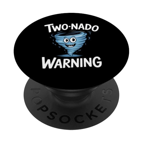 Zwei Nado Geburtstag 2. Geburtstag Zwei Nado PopSockets Klebender PopGrip von Two Nado Gifts for Boys and Girls