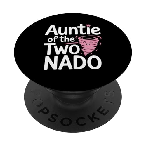 Zwei Nado Geburtstag 2. Geburtstag Zwei Nado Tante PopSockets Klebender PopGrip Zwei Nado Geburtstag 2. Geburtstag Zwei Nado Tante PopSockets Klebender PopGrip von Two Nado Gifts for Boys and Girls