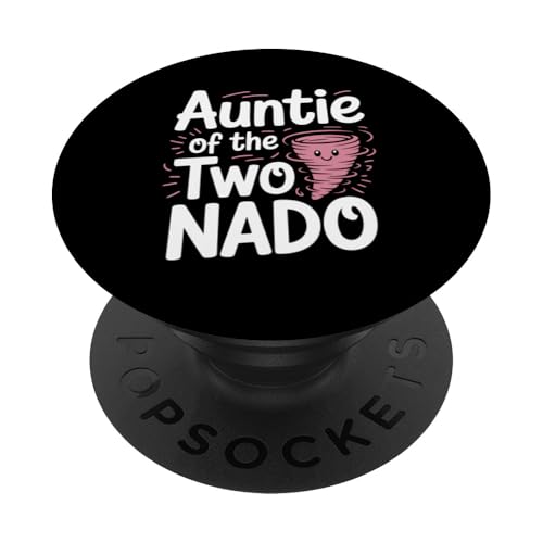 Zwei Nado Geburtstag 2. Geburtstag Zwei Nado Tante PopSockets Klebender PopGrip Zwei Nado Geburtstag 2. Geburtstag Zwei Nado Tante PopSockets Klebender PopGrip von Two Nado Gifts for Boys and Girls