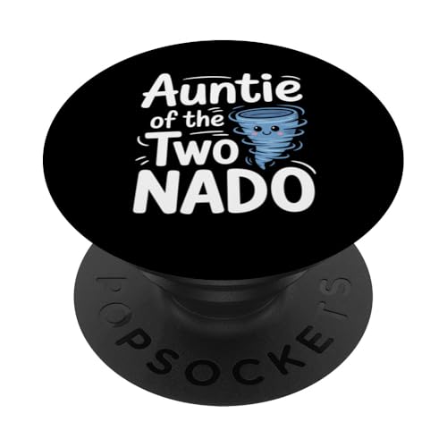 Zwei Nado Geburtstag 2. Geburtstag Zwei Nado Tante PopSockets Klebender PopGrip Zwei Nado Geburtstag 2. Geburtstag Zwei Nado Tante PopSockets Klebender PopGrip von Two Nado Gifts for Boys and Girls