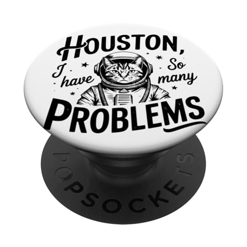 Houston Ich habe viele Probleme PopSockets Klebender PopGrip von Two Suns