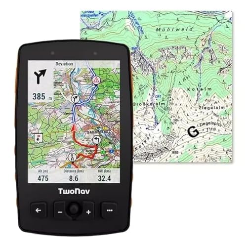 TwoNav Aventura 2 Plus + Komplette Deutschland Topo Karte, Outdoor Handheld-GPS mit 3,7-Zoll-Breitbild, Tasten und Joystick für Bergsteigen, Trekking, Wandern. Farbe Orange TwoNav Aventura 2 Plus + Komplette Deutschland Topo Karte, Outdoor Handheld-GPS mit 3,7-Zoll-Breitbild, Tasten und Joystick für Bergsteigen, Trekking, Wandern. Farbe Orange von TwoNav