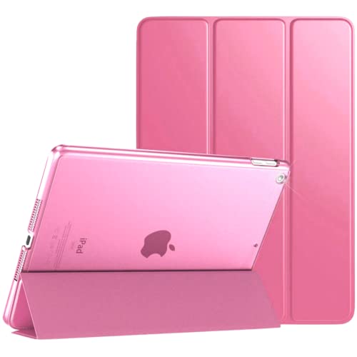 Schutzhülle für Apple iPad 2 / 3 / 4, magnetisch, Leder, passend für Modell Nr. A1219-A1337-A1395-A1396-A1397-A1403-A1416-A1430-A1458-A1459-A1460, Rosa von TwoStop
