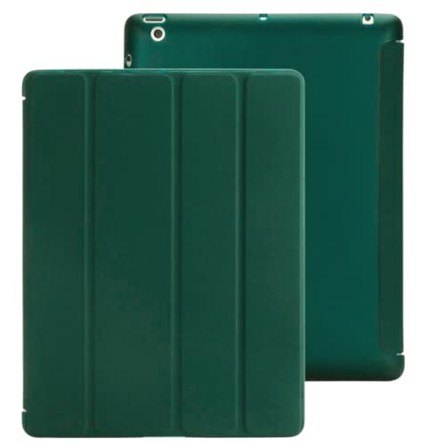 Schutzhülle für Apple iPad 2 / 3 / 4, magnetisch, Leder, passend für Modell Nr. A1219-A1337-A1395-A1396-A1397-A1403-A1416-A1430-A1458-A1459-A1460, Smaragdgrün von TwoStop