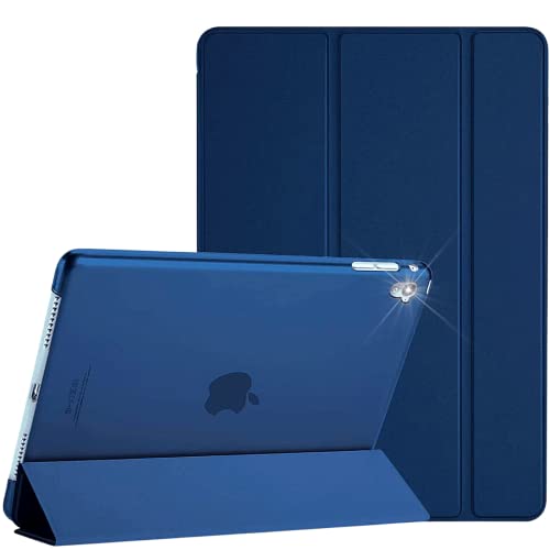 Schutzhülle für Apple iPad Air 1. Generation, 24,6 cm (9,7 Zoll), magnetische Lederhülle, automatische Wake/Sleep-Funktion, passend für Modellnummer A1474 / A1475 / A1476, Blau von TwoStop