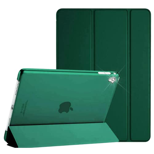 Schutzhülle für Apple iPad Air 2, magnetische Lederhülle, automatische Wake-/Sleep-Funktion, passend für Modell-Nr. A1566 / A1567, Smaragdgrün von TwoStop