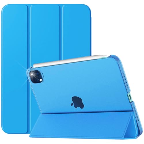 TwoStop Schutzhülle für iPad Pro 27,9 cm (11 Zoll), 4. (2022) / 3. (2021) / 2. (2020) / 1. (2018) Generation, Smart-Magnetabdeckung, unterstützt Bleistift, durchscheinende Rückseite, automatische Wake von TwoStop